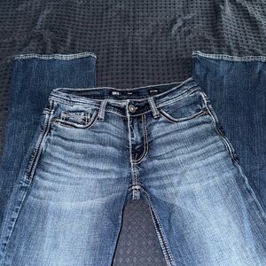 BKE Light Blue Denim Jeans with Detailed Pocket